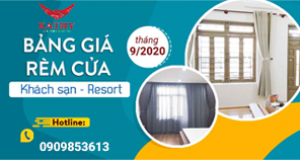 Bảng giá Rèm Cửa Khách sạn - Resort